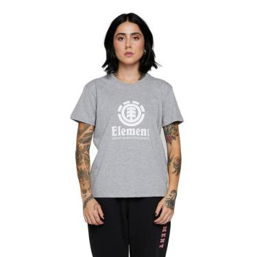 Imagem de Camiseta Element M/C Vertical Cinza Mescla Gg-Feminino
