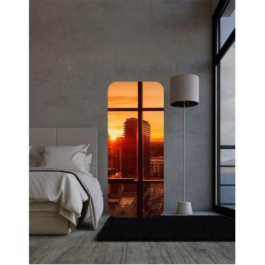 Imagem de Espelho Retangular Grande 170 X 70 Corpo Inteiro Moderno Lapidado Com 