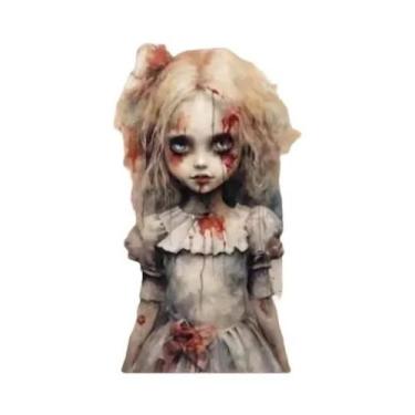 Imagem de Arte Em Tela De Lona De Fantasma Palhaço Gótico Escuro Para Decoração 