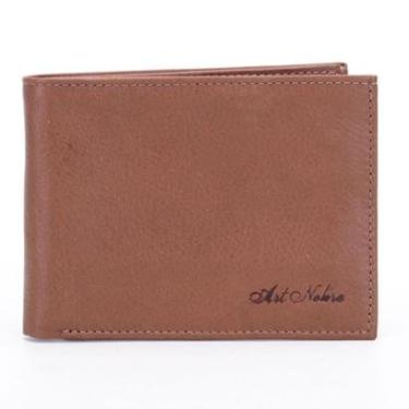 Imagem de Carteira Masculina 100% Couro Legítimo Whisky Art Nobre 06-Masculino