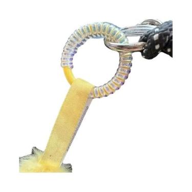 Imagem de Chaveiro De Silicone Colorido Labubu Com Fivela Anti-Queda E Anel De P