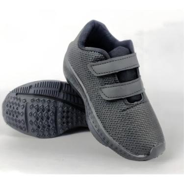 Imagem de Tênis Infantil Colegial tiras autocolantes - SPORT SYSTEN, Preto, 27