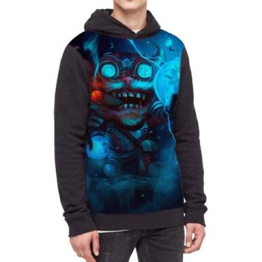 Imagem de Moletom Com Capuz Lol League Of Legends Full Print Ref:66 - smoke, Pre