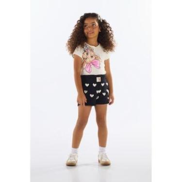 Imagem de Conjunto Blusa e Short Menina Quimby-Feminino