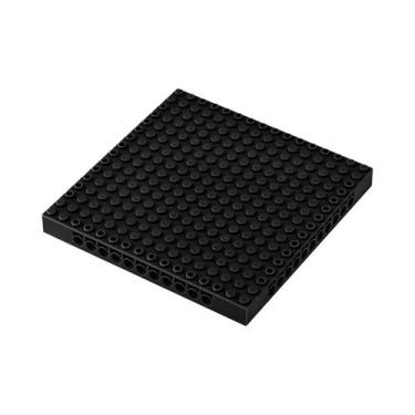 Imagem de Base De Blocos De Montar Pixel Art 16x16 Com Pinos Grátis Compatível C