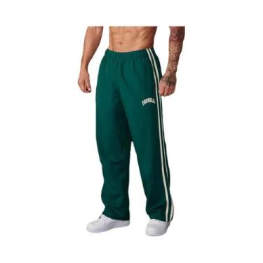 Imagem de Calças De Moletom Masculinas De Cintura Média Com Cordão Para Outono E