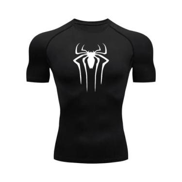 Imagem de Camiseta De Compressão Masculina De Secagem Rápida Manga Curta Para Fi