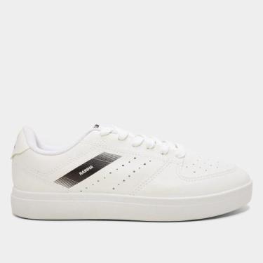 Imagem de Tênis Rainha Province Masculino, Branco, Preto, 35