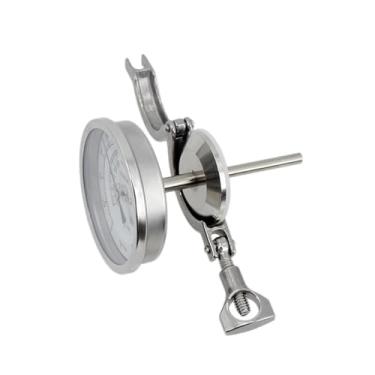 Imagem de Kit de termômetro fermentador de chaleira de fermentação caseira de fermentação de 3,5 cm, braçadeira tripla de 7,6 cm, mostrador de 6,3 cm, comprimento da haste de aço inoxidável 304, acessórios de