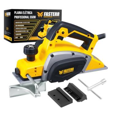 Imagem de Plaina Elétrica Manual Fasterr FST042 220V 550W 16500 RPM para Madeira com Alta Precisão e Design Compacto