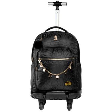 Imagem de Mochila Escolar 4 Rodas e Alças Mickey Mouse 15120 Original - Xeryus