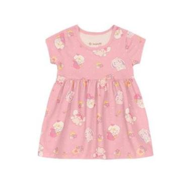 Imagem de Vestido infantil menina de coelhinho Brandili-Feminino