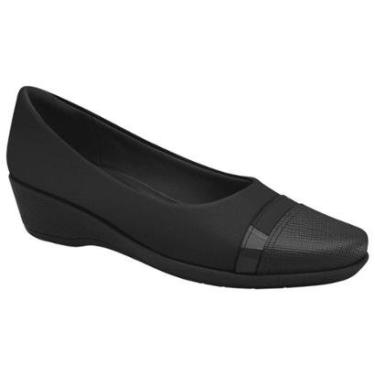 Imagem de Sapato Feminino Ivone Anabela Preto Piccadilly 143231-7-Feminino