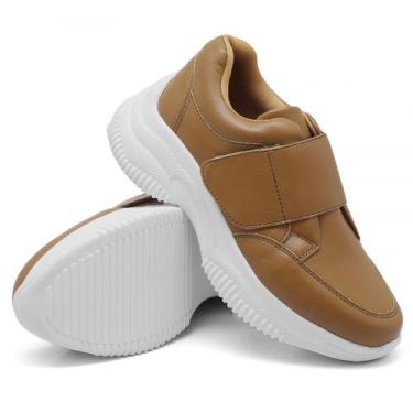 Imagem de Tênis Moda Casual Sneaker Chunky Feminino Sola Borracha Leve E Confort