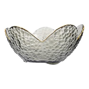 Imagem de U5GAAALPPQ9 Tigelas para cozinha bandeja de frutas de vidro tigela de frutas de lótus bandeja de armazenamento de salada tigela de armazenamento de sobremesa recipiente de armazenamento de alimentos 1