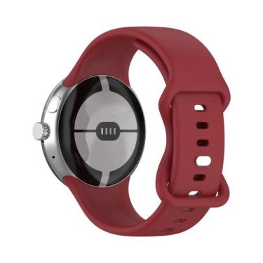 Imagem de Pulseira De Silicone Respirável Para Google Pixel Watch 4/3 45mm 41mm 