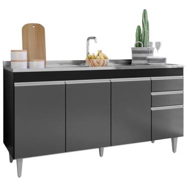 Imagem de Balcao Pia 4P 2G BP 160c Lorena Eratto Moveis