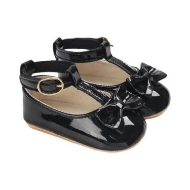 Imagem de Sapatos Antiderrapantes Pretos Para Bebês, Para Meninos E Meninas De 0