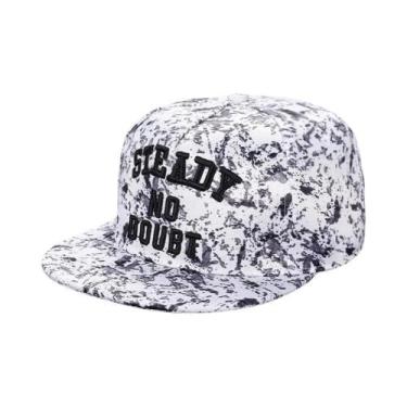 Imagem de Boné De Beisebol Masculino Ajustável Com Aba Reta, Estilo Hip-hop, Bor