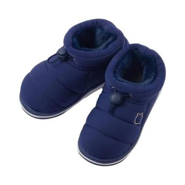 Imagem de Botas De Neve Infantis Grossas E Peludas Para Inverno, Pantufas Quente