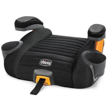 Imagem de Assento De Elevação Infantil para Carro Isofix Booster Auto Chicco GoFit Plus Preto 15 A 36kg Grupos II e III Com Apoio de Braço e Porta Copos