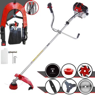 Imagem de Roçadeira Toyama Rt43l 43cc Com Facas 2p, 3p, 6p, 40d E 80d