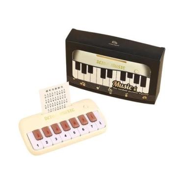 Imagem de Teclado Digital Portátil Infantil De 15 Teclas, Mini Piano Eletrônico,