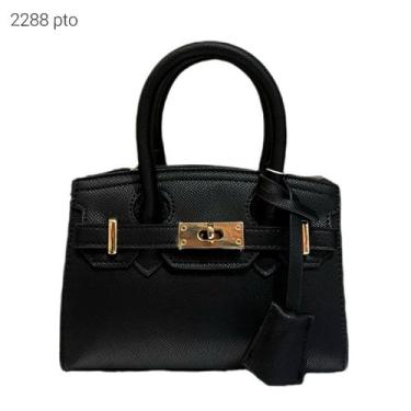 Imagem de Bolsa Feminina Inspiração Luxo Pequena com Alça Transversal e de Mão 2