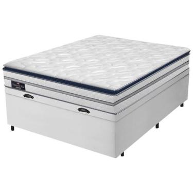 Imagem de Cama Box (Box + Colchão) Casal Gazin V-Joy - de Molas Ensacadas 70cm d