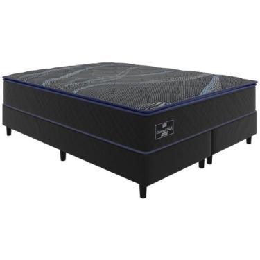 Imagem de Cama Box + Colchão Queen Gazin de Molas Ensacadas  - 59cm de Altura Di