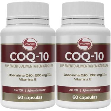 Imagem de COQ 10 (coenzima Q10) - 2 unidades de 60 cápsulas - Vitafor-Unissex