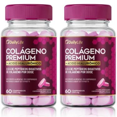 Imagem de Kiy 2x Colageno Premium Hidrolisado Acido Hialuronico 100mg Proteina P