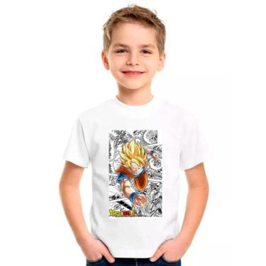 Imagem de Camiseta Desenho DRAGON BALL Z Moda Infantil Roupa Criança 02 - DESIGN