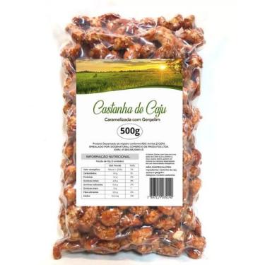 Imagem de Castanha De Caju Caramelizada Com Gergelim Premium Crocante - Dosenatu