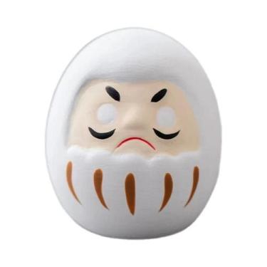 Imagem de Boneco Cerâmico Daruma Japonês Em Miniatura, Ornamento Da Sorte Para D