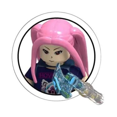 Imagem de Rumi KPop Demon Hunters: Boneco De Montar Com Blocos De Construção (Br