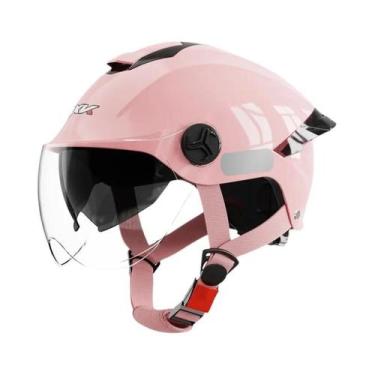 Imagem de Capacete De Motocicleta Aberto Preto De Verão Com Proteção Contra Impa