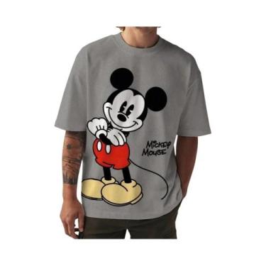 Imagem de Camiseta Com Estampa Do Mickey Mouse, Masculina, Feminina, Casual, De 
