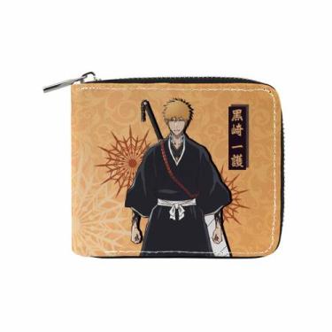 Imagem de Personagens de anime Wallet Bleach Kurosaki Ichigo Slim Bifold - yiwei