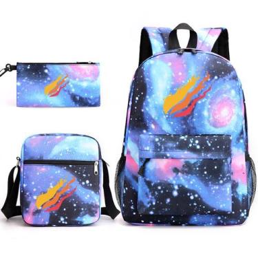 Imagem de Conjunto de mochilas Prestonplayzss Cartoon Kids School 3 unidades - Y