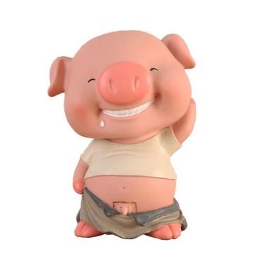 Imagem de Cofrinho, adorável porco para crianças, moeda, caixa de dinheiro, banc