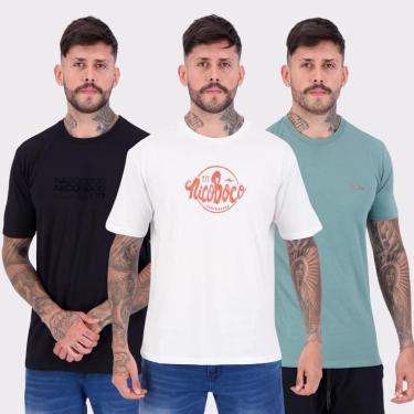 Imagem de Kit 03 Camisetas Nicoboco  Masculina-Masculino