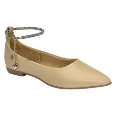 Imagem de Sapatilha Santinelli Strass Bico Fino 1266-644 Saara-Feminino