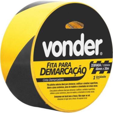 Imagem de Fita para demarcação 48 mm x 30 metros - 10.65.504.372 - Vonder