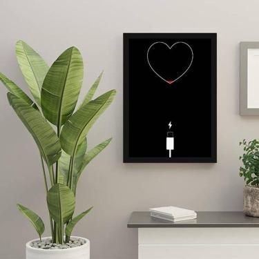 Imagem de Quadro Decorativo Coração Carregando