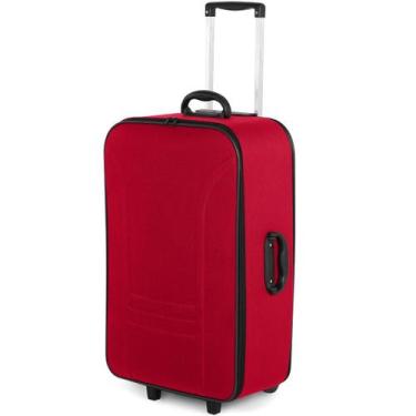 Imagem de Mala De Viagem Grande Com Rodinhas - Grande - FL Bags®, Vermelho