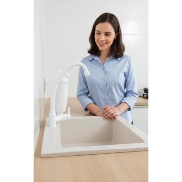 Imagem de Purificador de Água Branco com Torneira: Água Pura e Saudáve - Congrat