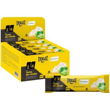 Imagem de Barra De Proteína Com Creatina Torta De Limão 12 Unidades Everlast, To
