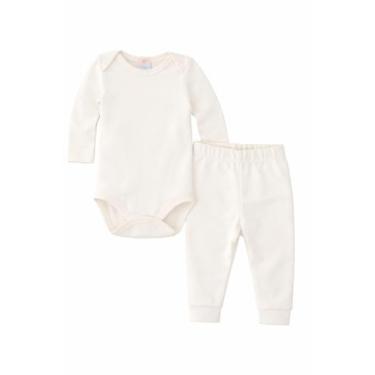 Imagem de Conjunto Body e Calça Ribana Off White Caramell Kids, GG