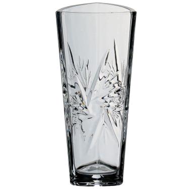 Imagem de VASO DECORATIVO ENFEITE PLANTA TRIANGULAR ECO CRYSTAL 23x10x10cm TRANSPARENTE